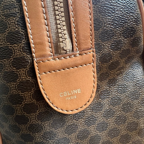 ✨❌SOLD❌VINTAGE CELINE MACADAM BOSTON BAG✨ - Picture 13 of 16